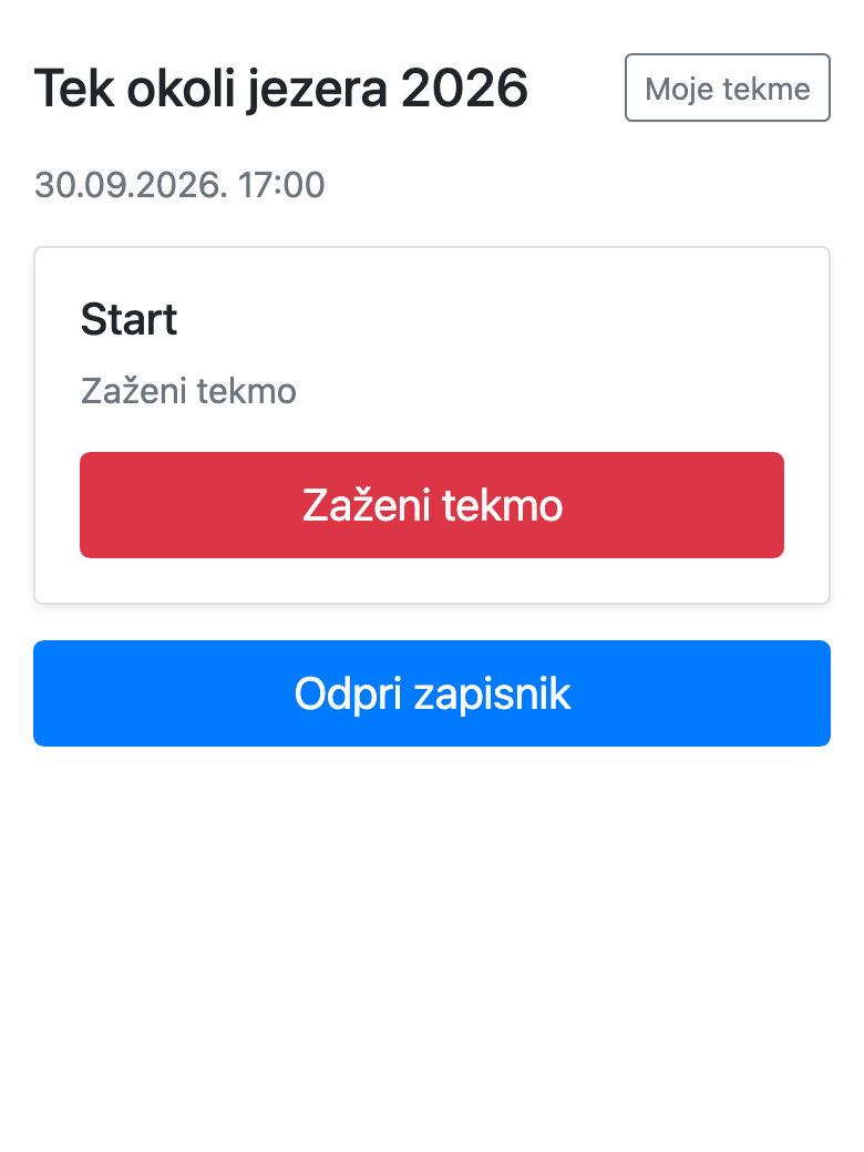 Štart tekme